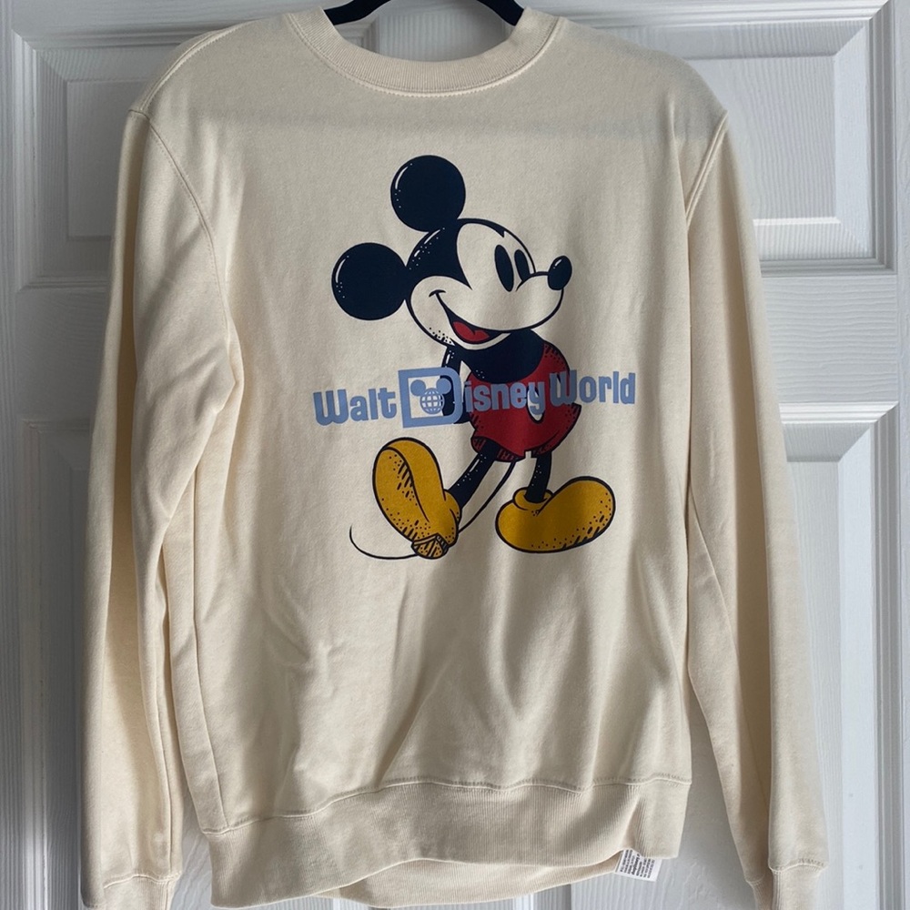 Walt Disney World Cream Pull Over Sweater